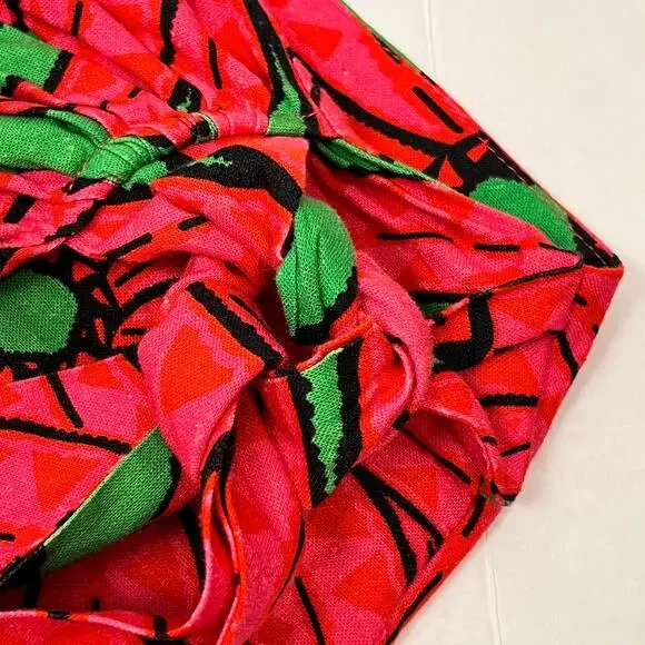 FARM Rio Red and Green Floral Midi Skirt - Picture 4 of 15